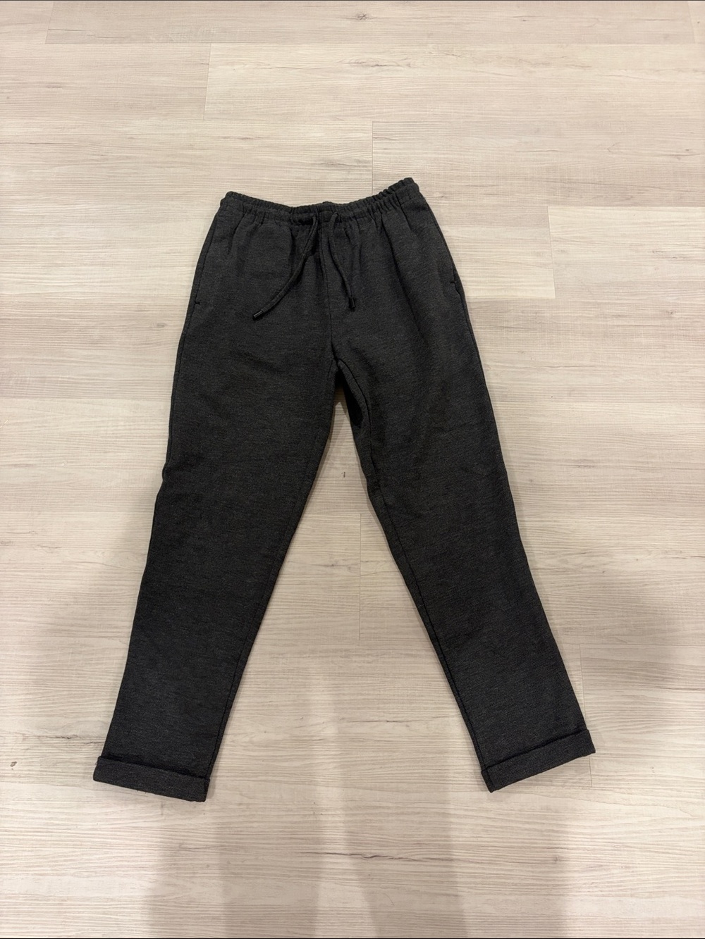 Zara Men's Black Drawstring Joggers